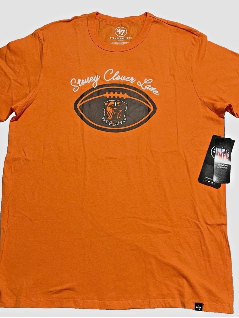 Stoney Clover Lane Orange Graphic Tee - Cleveland Browns